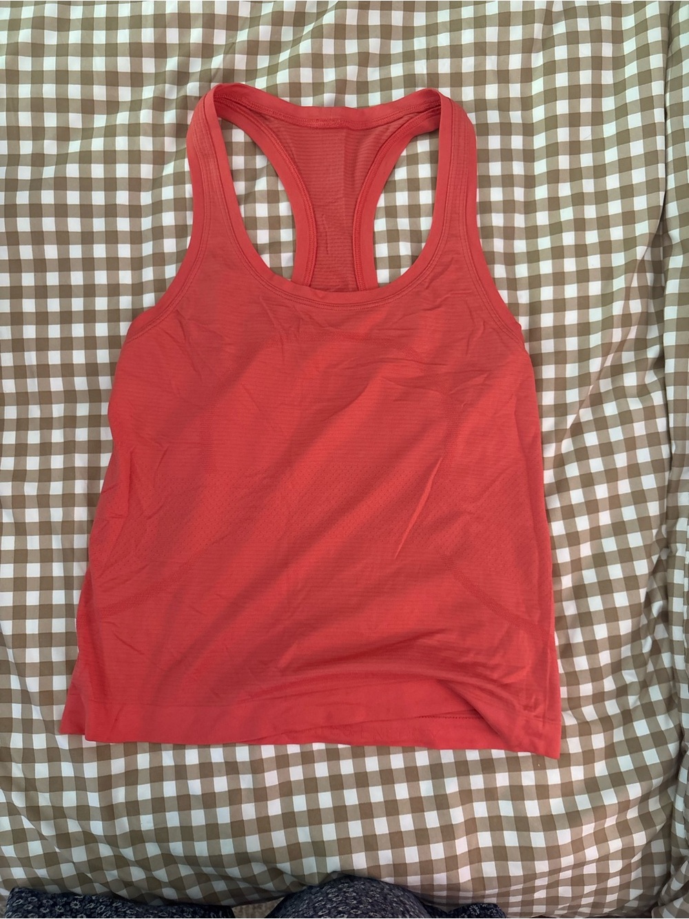 Lululemon Coral Racerback Tank Top